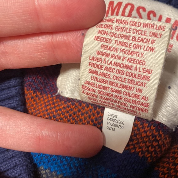 🛍️4/$20🛍️ Mossimo Supply Co. Blue Aztec Stripe Sweater - Picture 7 of 7